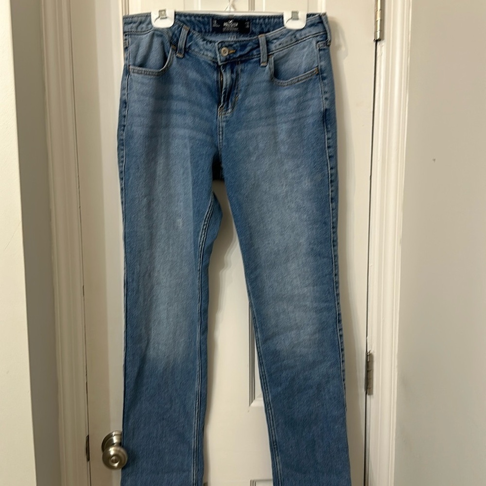 Holster size 7R waist 28 length 26” boyfriend mid wash jean EUC vintage stretch